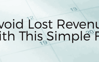 Avoid Lost Revenue with this Simple Fix.